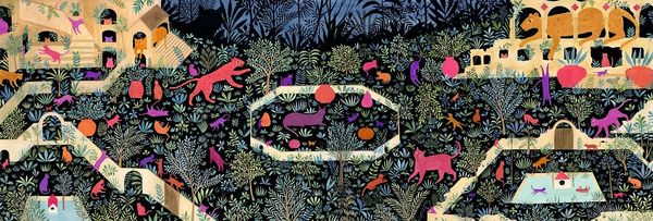 Puzzle Gallery Le Royaume des Chats 500 pièces - Djeco